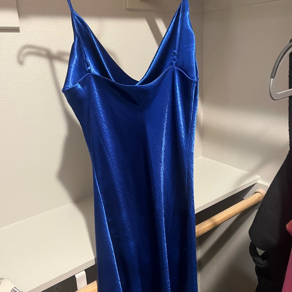 Blue dress